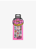OMY doughnut sticker sheet with 18 holographic stickers - British product