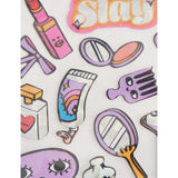 OMY make-up sticker sheet with 18 holographic stickers - British product