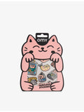 OMY Big Kitty sticker sheet holographic cat stickers, UK version