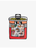 OMY Big Noodle sticker sheet with 12 holographic stickers - British product