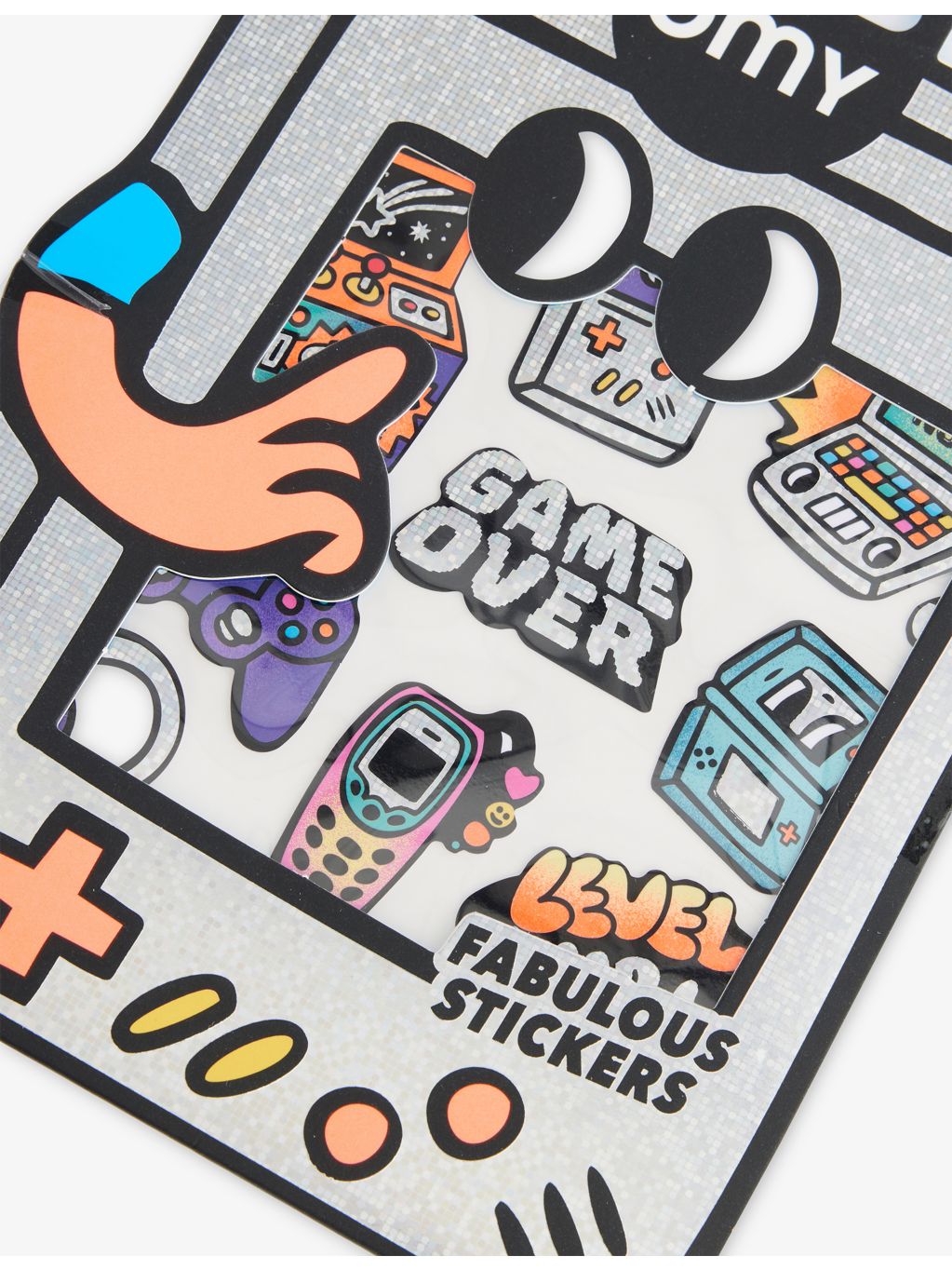 OMY Big Game Boy sticker sheet - British product