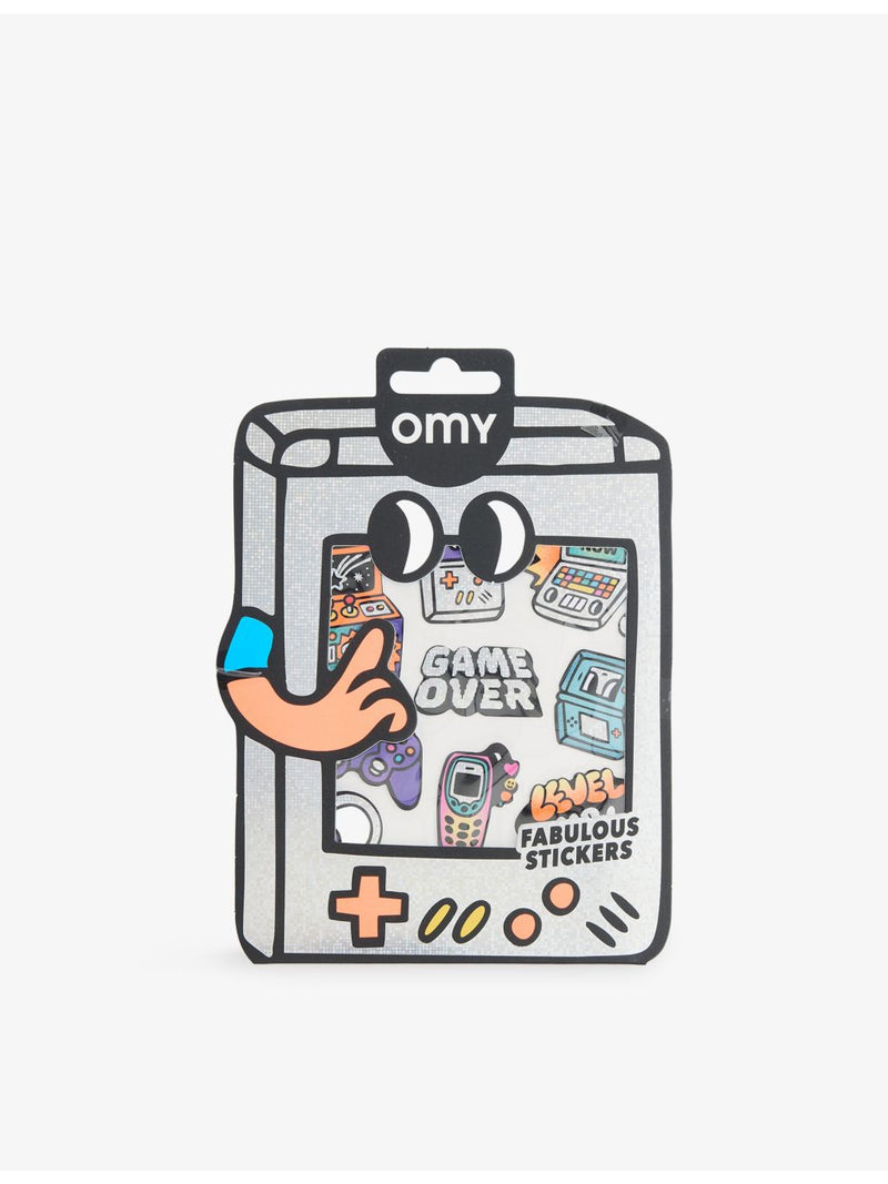 OMY Big Game Boy sticker sheet - British product