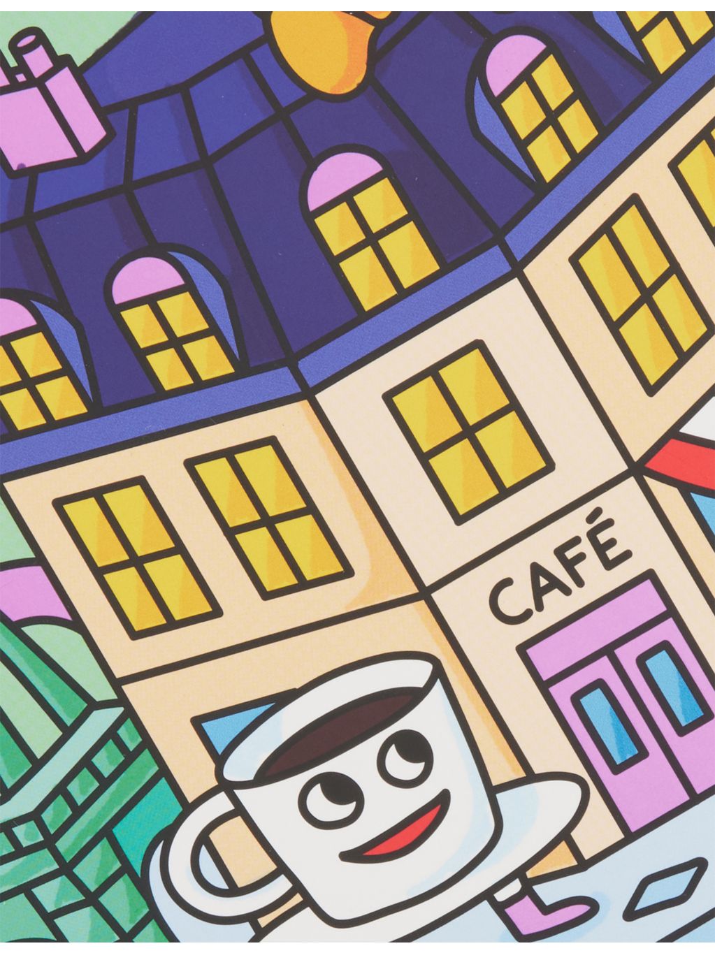 OMY Paris colouring book 21cm - British product