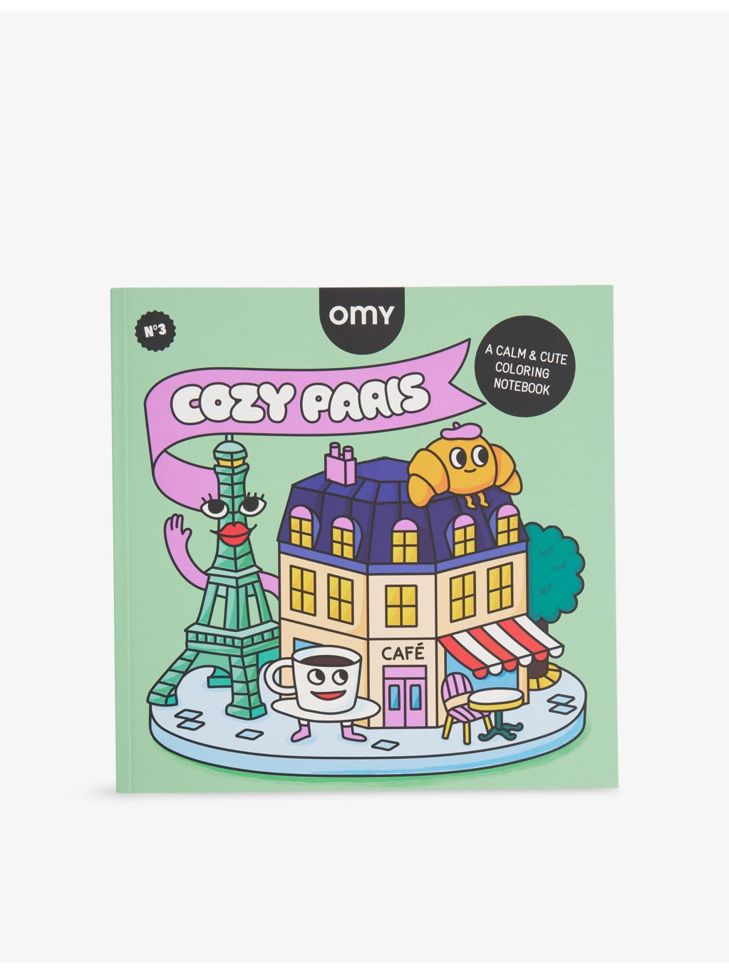 OMY Paris colouring book 21cm - British product