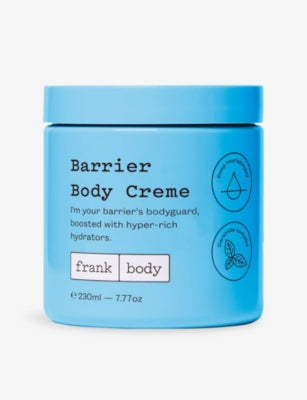 Frank Body barrier body creme 230ml for dry skin, UK version