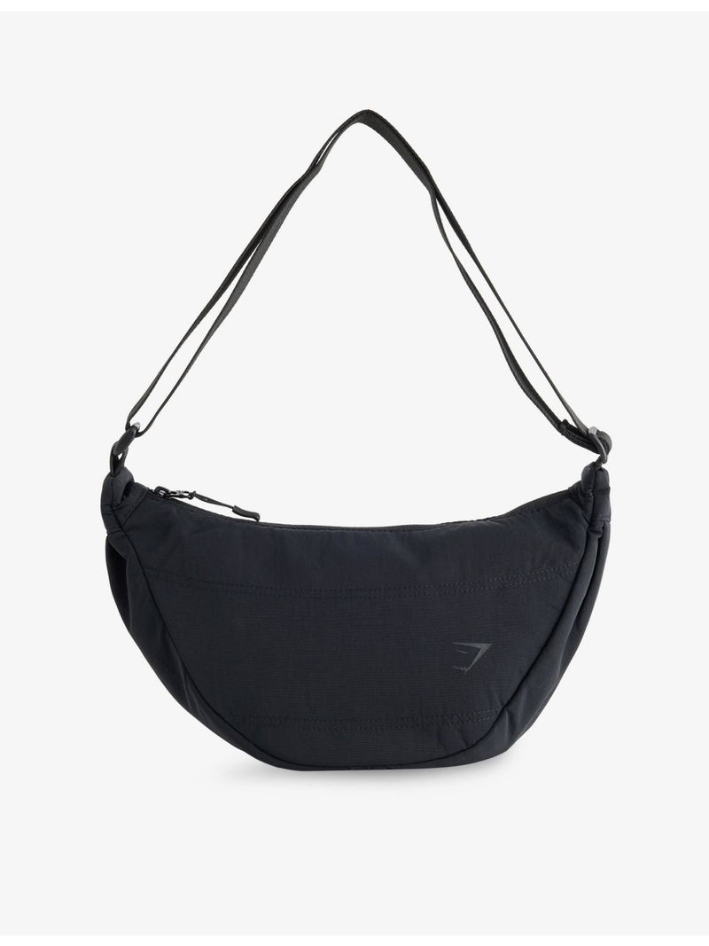 Gymshark Pleat nylon crossbody bag with adjustable strap, UK version