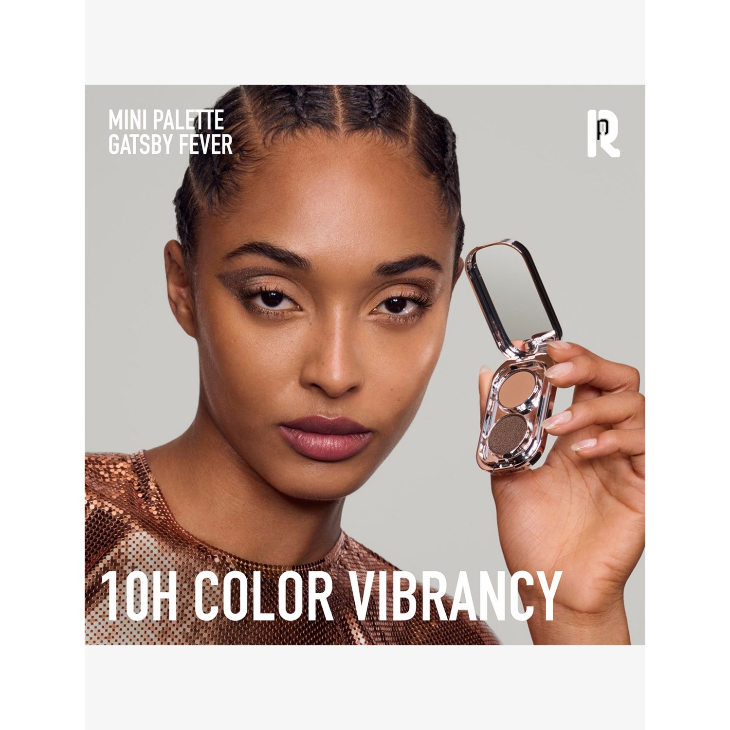 Rabanne mini eyeshadow duo palette 1.8g (British brand)