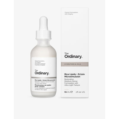 selfridges The Ordinary Rice Lipids + Ectoin Microemulsion Ultra-Lightweight Moisturiser 60ml- Buy online at McGrocer