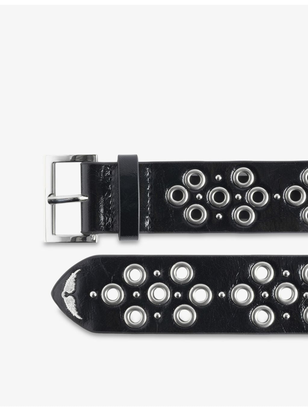 Zadig&Voltaire Starlight Eyelets leather belt (British brand)