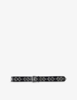 Zadig&Voltaire Starlight Eyelets Leather Belt