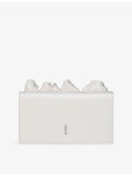 Christian Louboutin rose-embroidered silk clutch bag - British product