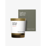 Maison Crivelli Safran Secret scented candle 190g, imported from the UK
