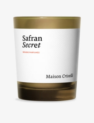 Maison Crivelli Safran Secret scented candle 190g, imported from the UK