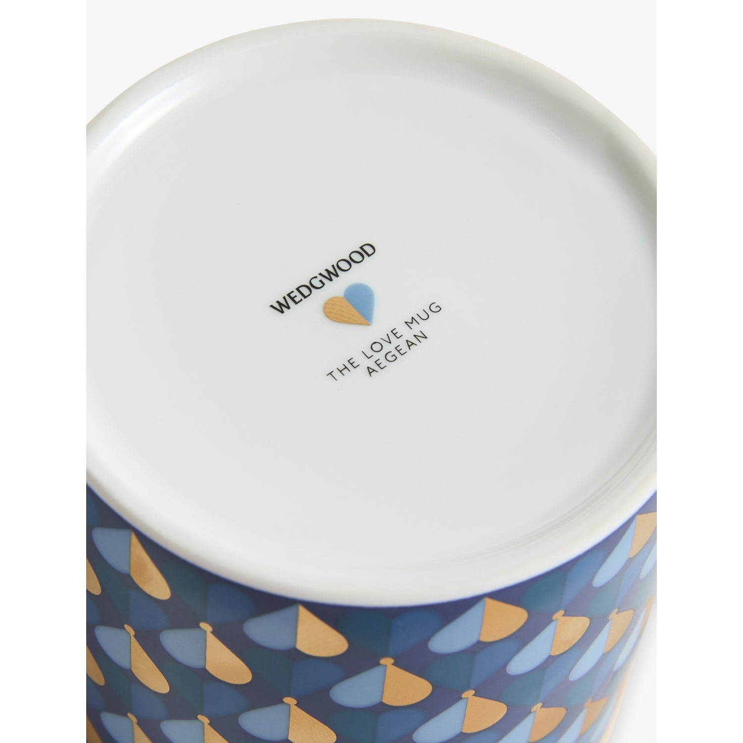 Wedgwood Love Mug Aegean bone china 330ml, UK version