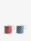 Wedgwood love heart bone china mug set of two 330ml - British product