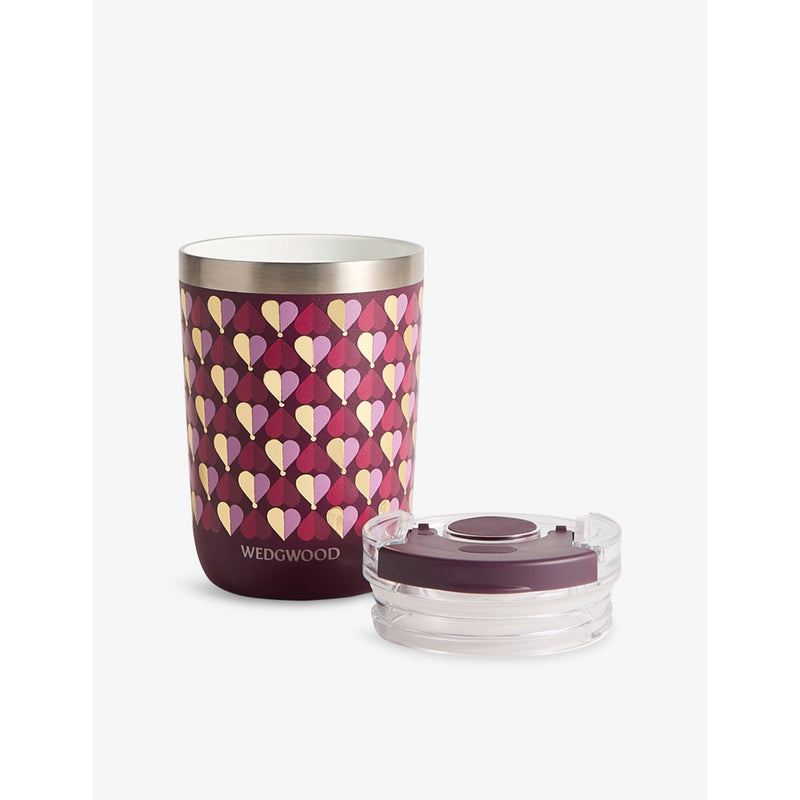 Wedgwood stainless steel flask magenta 350ml, UK version