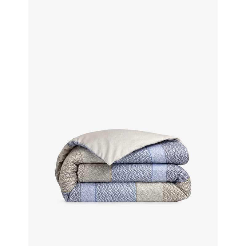 Alvorada Striped Cotton Double Duvet Cover - Double