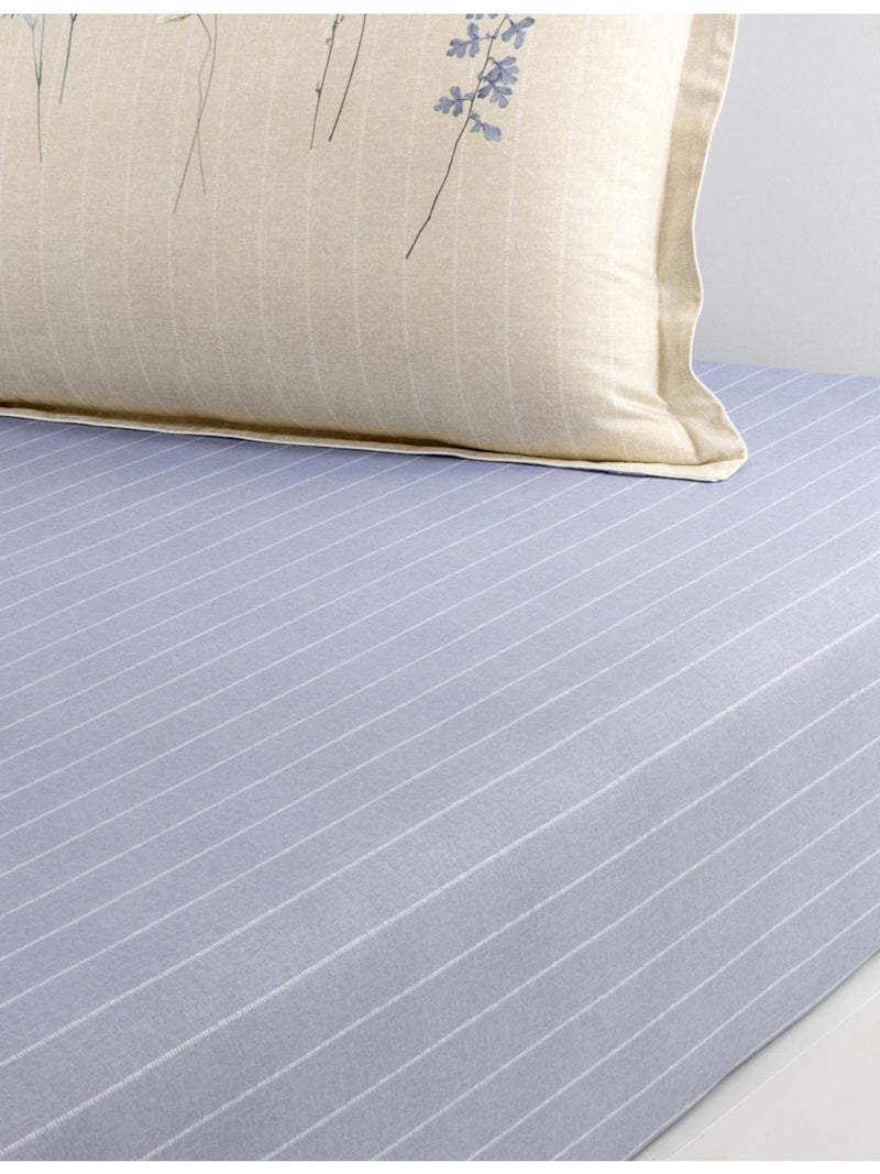 BOSS Azure Mist double fitted sheet, UK version