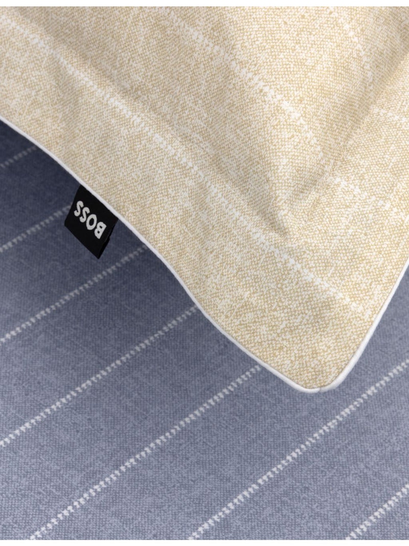 BOSS cotton-sateen pillowcase Azure Mist 50x75cm (British brand)