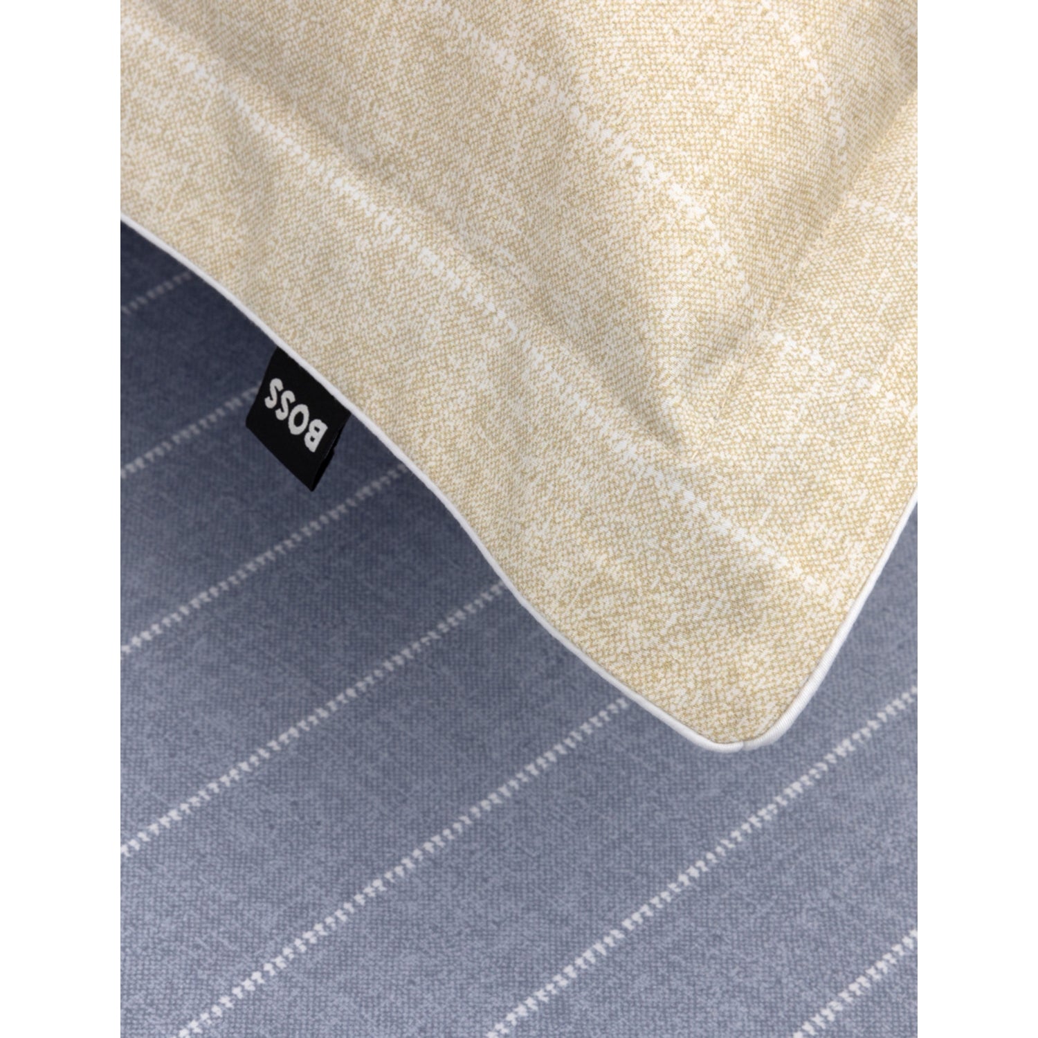 BOSS cotton-sateen pillowcase Azure Mist 50x75cm (British brand)