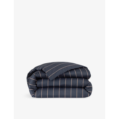 selfridges Boss BRay Striped Cotton Single Duvet Cover- Buy online at McGrocer