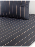 BRay striped cotton single fitted sheet, UK version