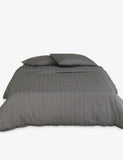 BOSS Striped Cotton Single Fitted Sheet 90x200cm