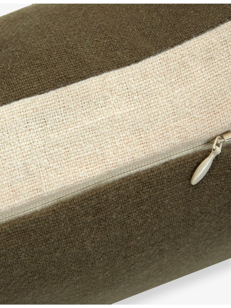 BOSS linen cushion cover with logo embroidery 55cm x 31cm (British brand)