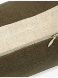 BOSS linen cushion cover with logo embroidery 55cm x 31cm (British brand)