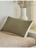 BOSS linen cushion cover with logo embroidery 55cm x 31cm (British brand)