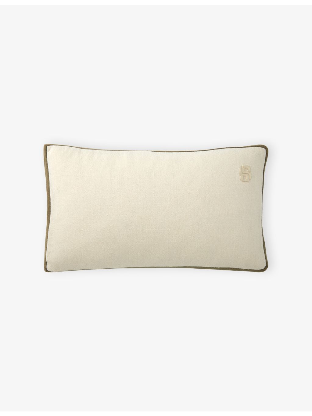 BOSS Clayton linen cushion cover, 55x31cm (British brand)