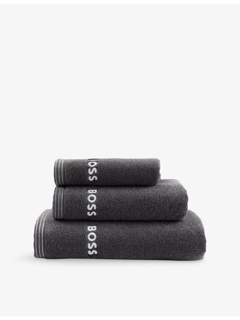 BOSS Edge Cotton Towel 600gsm 100% cotton with embroidered border, imported from the UK
