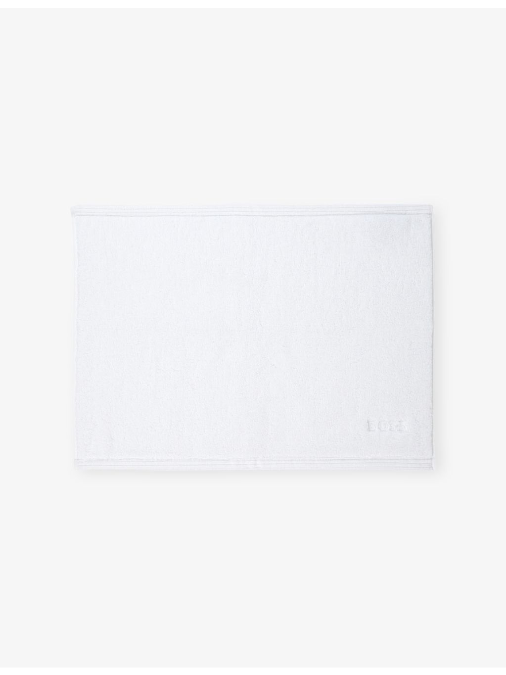 BOSS cotton bath mat 50x70cm textured finish - British product