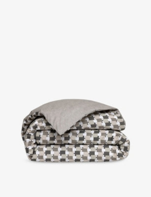 BOSS Lucio Cotton-Sateen Duvet Cover
