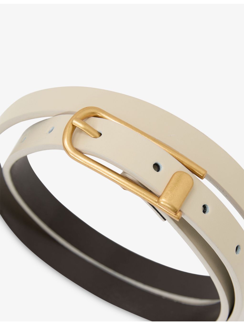Reiss half keeper leather belt accessory (British brand)