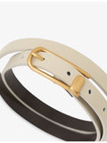 Reiss half keeper leather belt accessory (British brand)