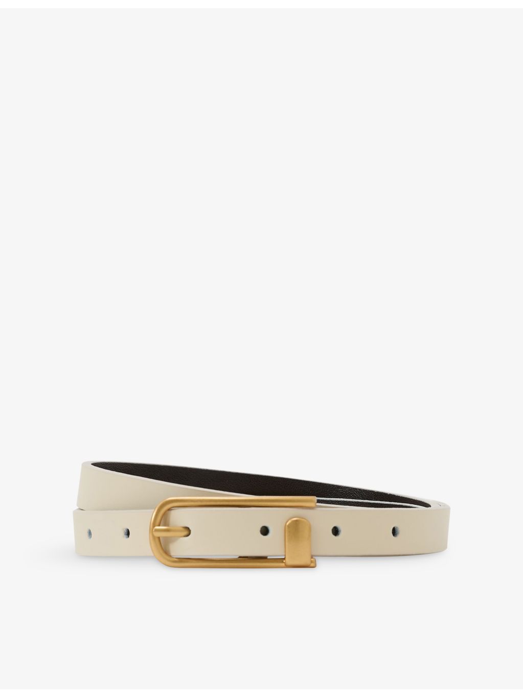 Reiss half keeper leather belt accessory (British brand)