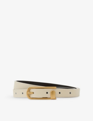 Reiss Iris Half-Keeper Leather Belt
