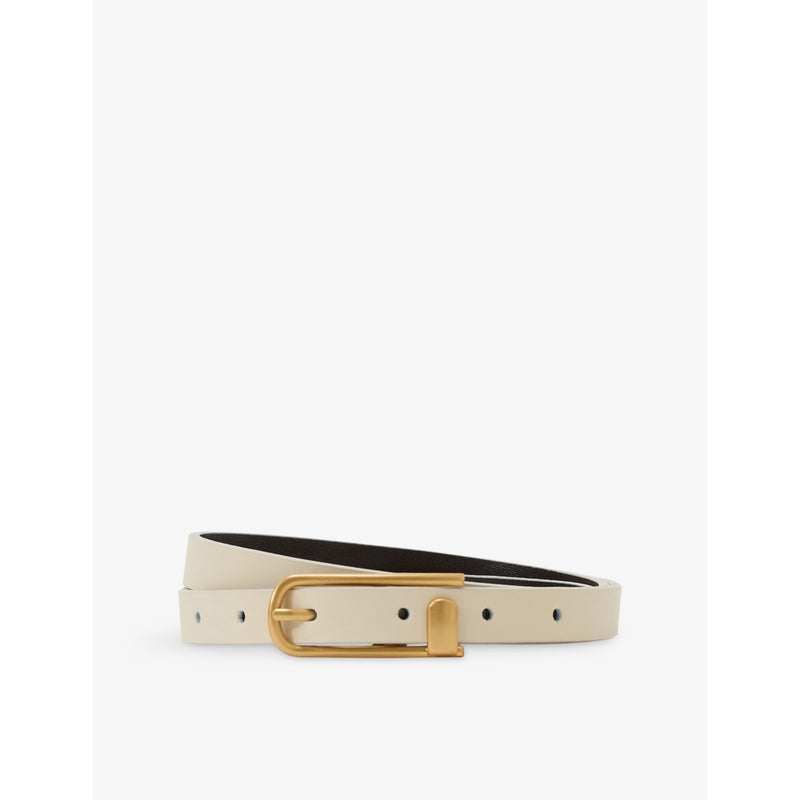 Reiss half keeper leather belt accessory (British brand)