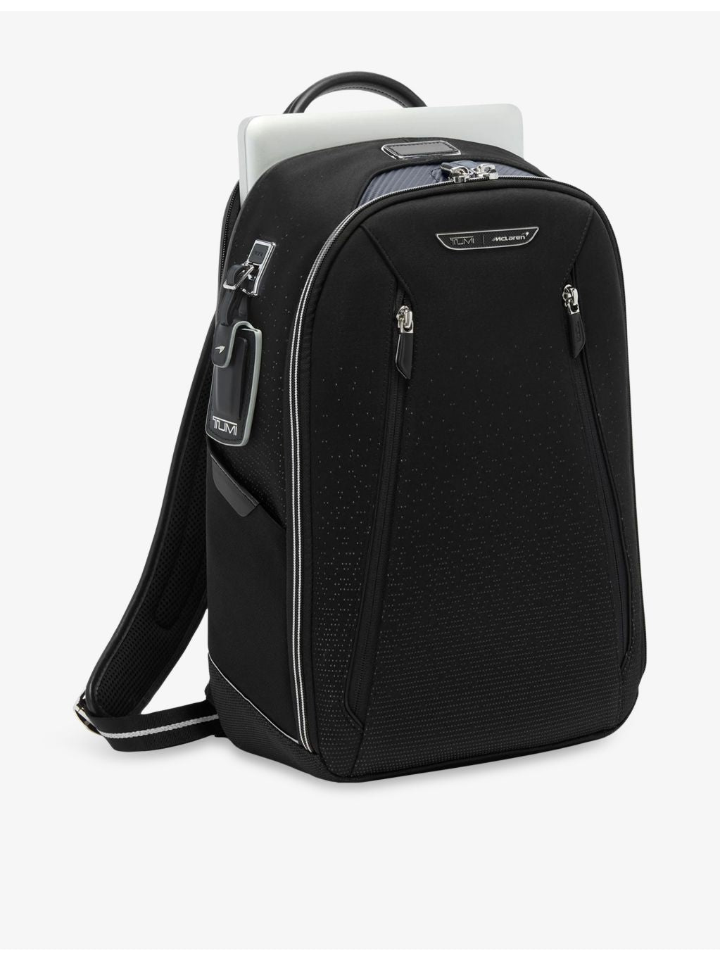 TUMI x McLaren Velocity Shell backpack in nylon (British brand)