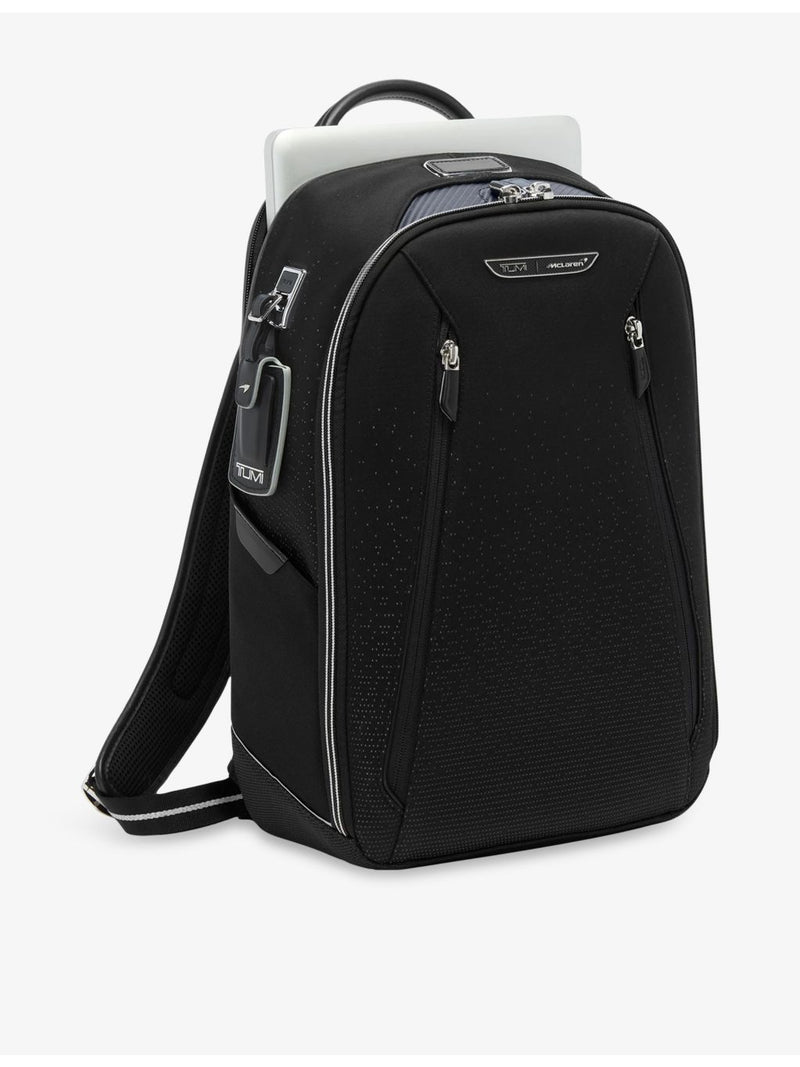 TUMI x McLaren Velocity Shell backpack in nylon (British brand)
