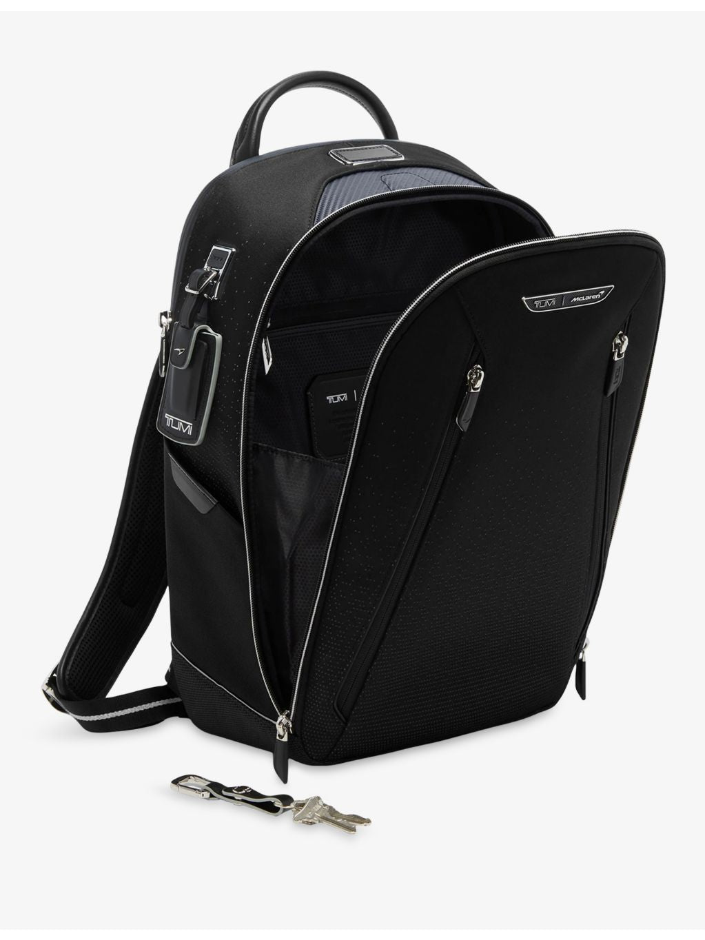 TUMI x McLaren Velocity Shell backpack in nylon (British brand)
