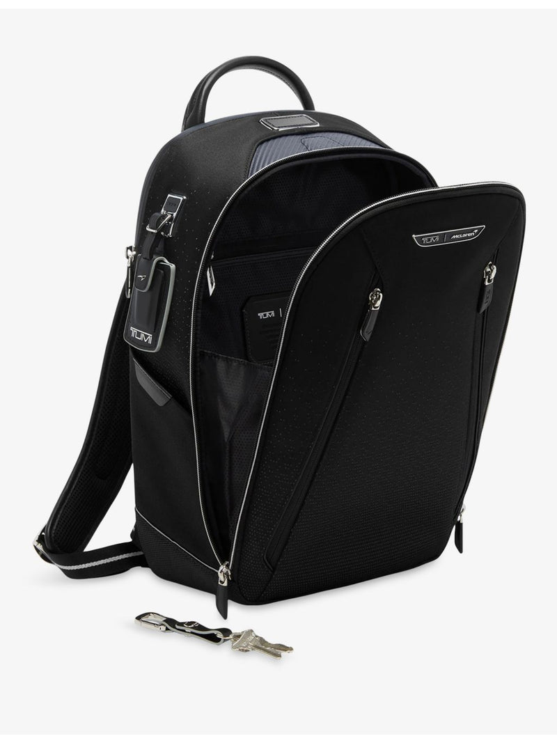 TUMI x McLaren Velocity Shell backpack in nylon (British brand)