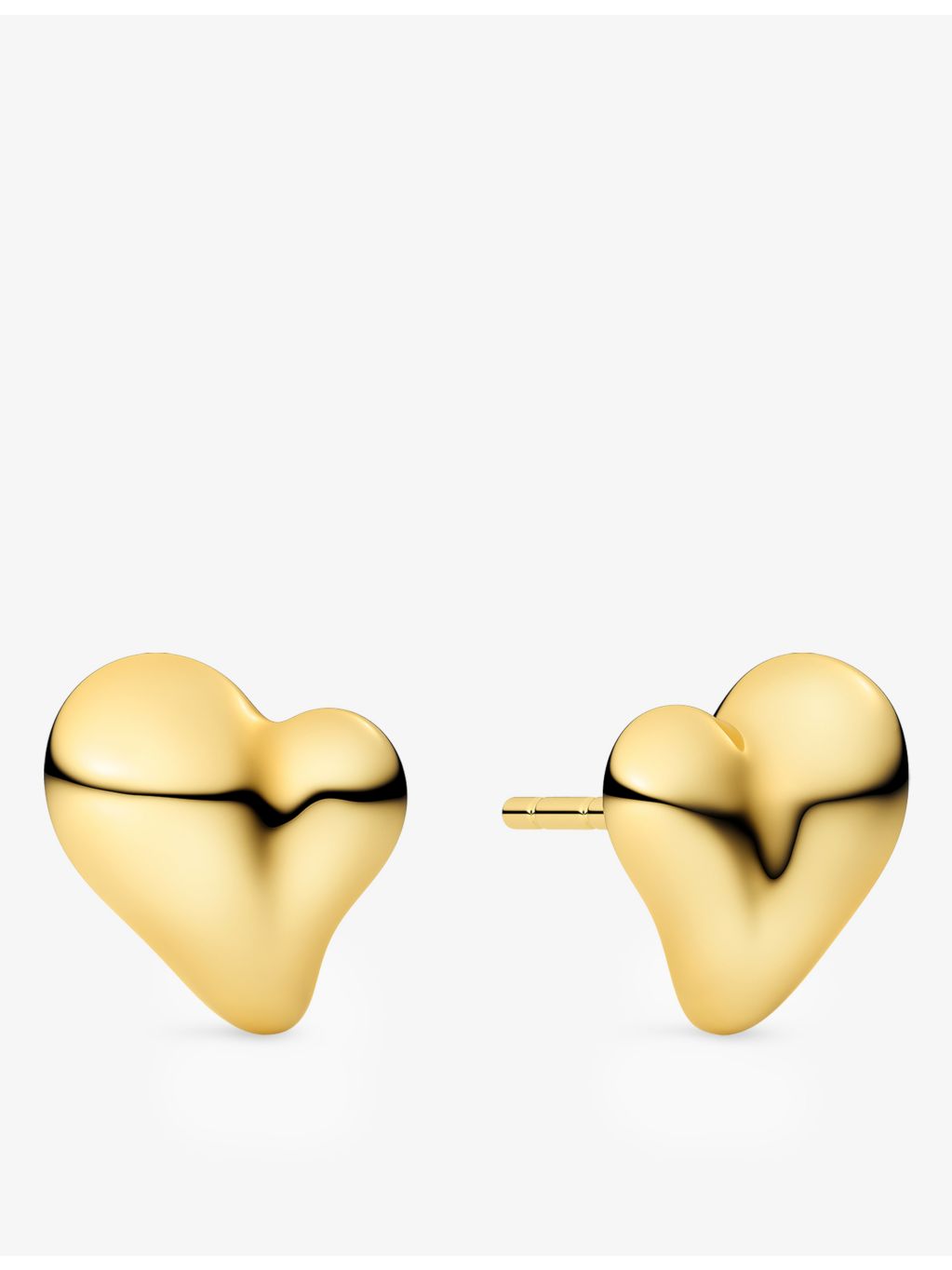 Sif Jakobs 18ct gold-plated sterling silver stud earrings (British brand)