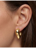 Sif Jakobs 18ct gold-plated sterling silver hoop earrings, imported from the UK