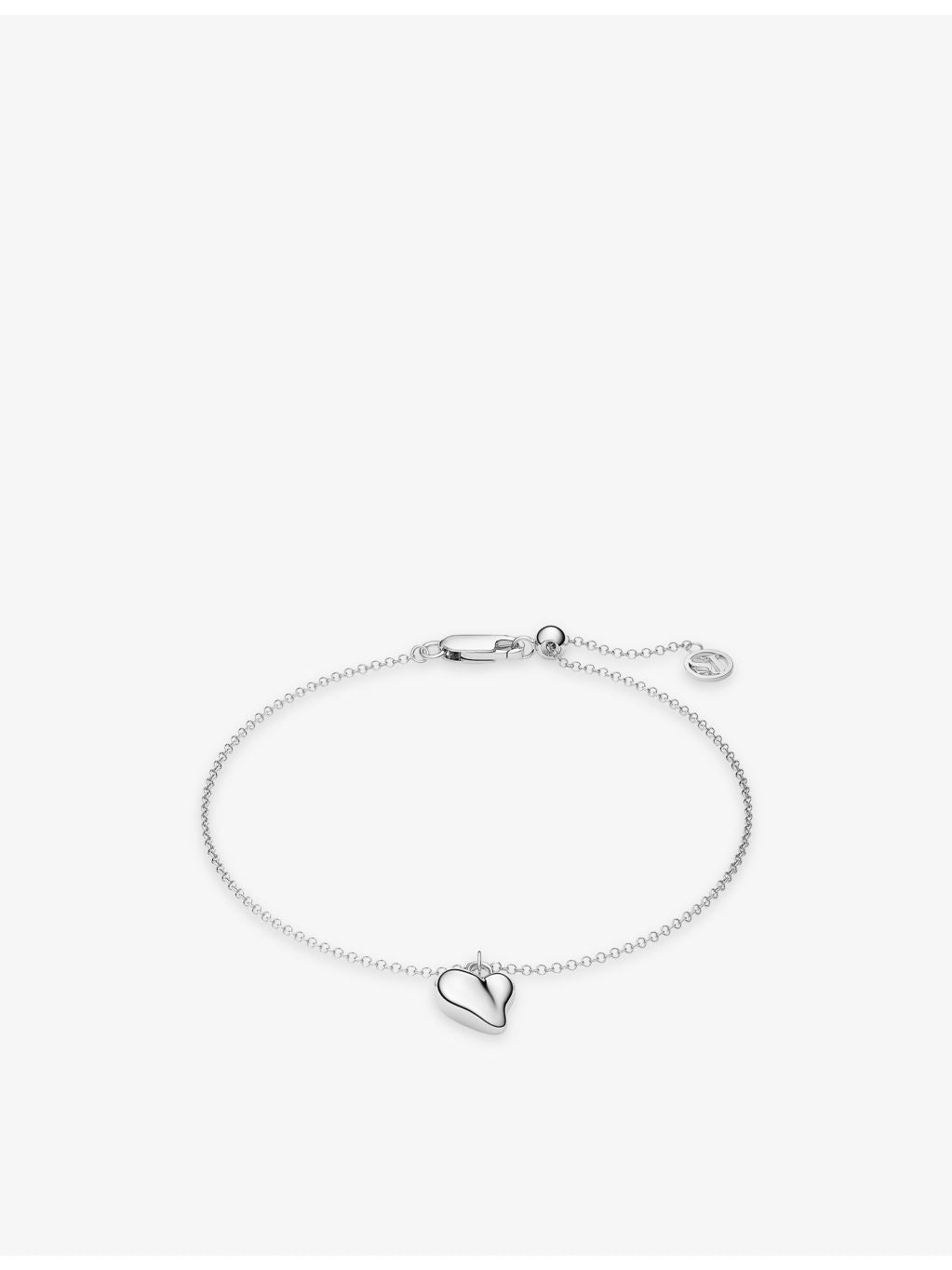 Sif Jakobs rhodium-plated sterling silver bracelet 18cm, UK version
