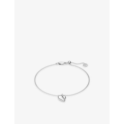 selfridges Sif Jakobs Lauria Parvus Rhodium-Plated 925 Sterling Silver Bracelet 18cm- Buy online at McGrocer