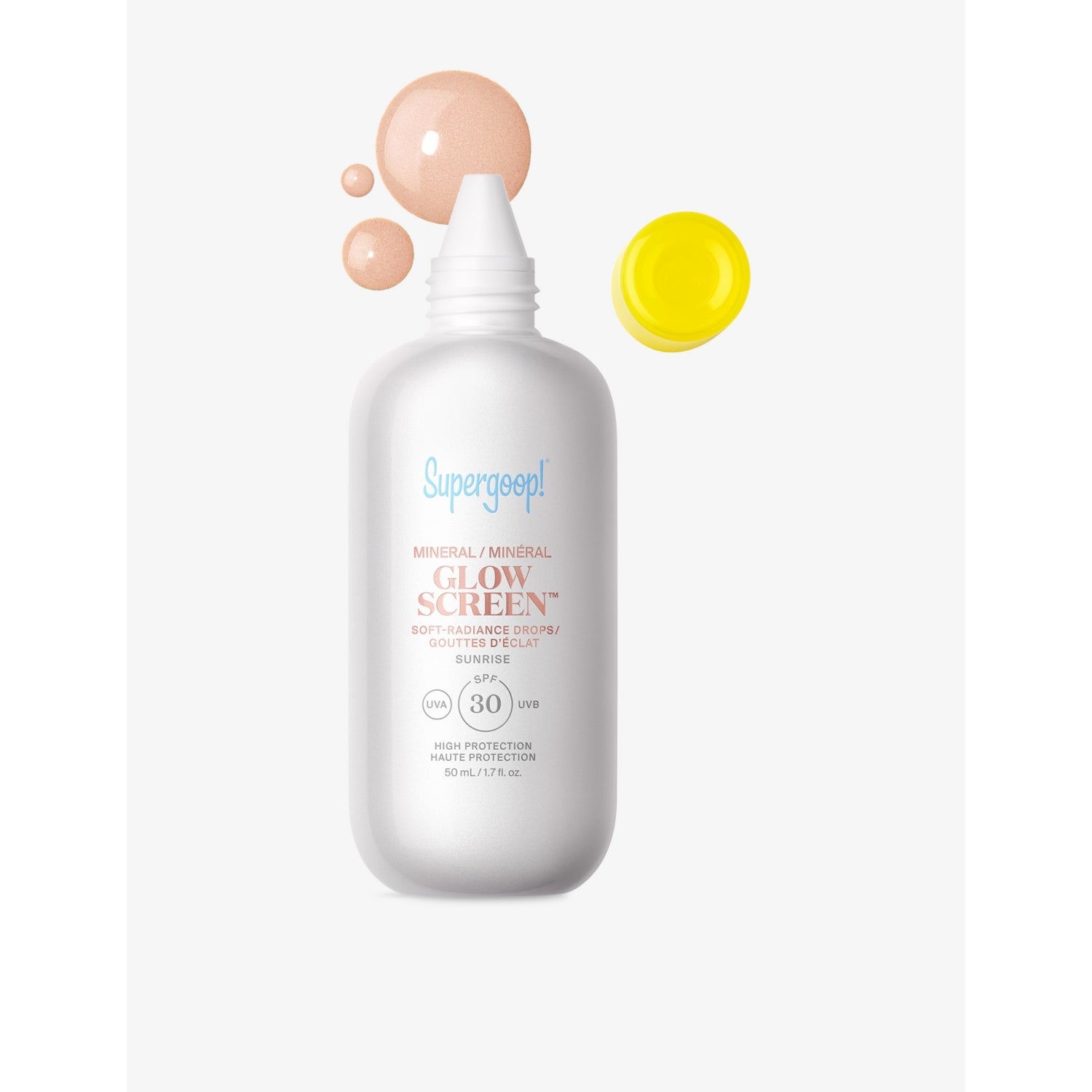 Supergoop Glowscreen mineral SPF drops 50ml (British brand)