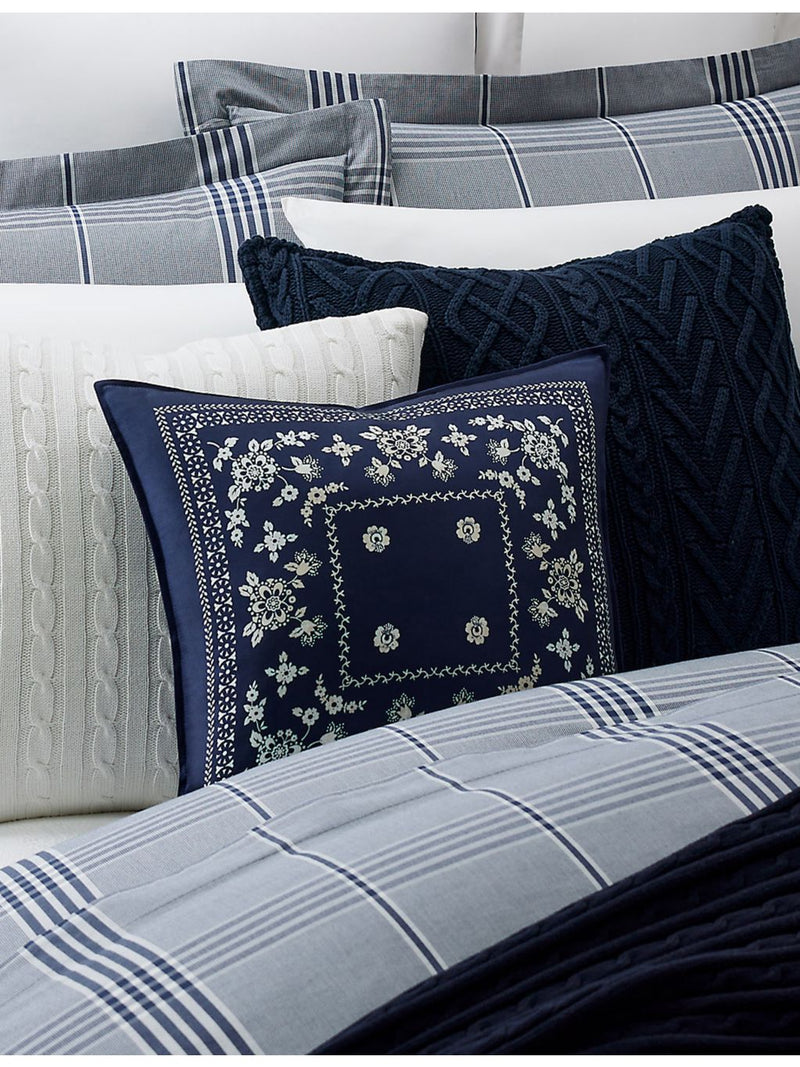 Ralph Lauren Home Brynn silk cushion cover 45cm, UK version