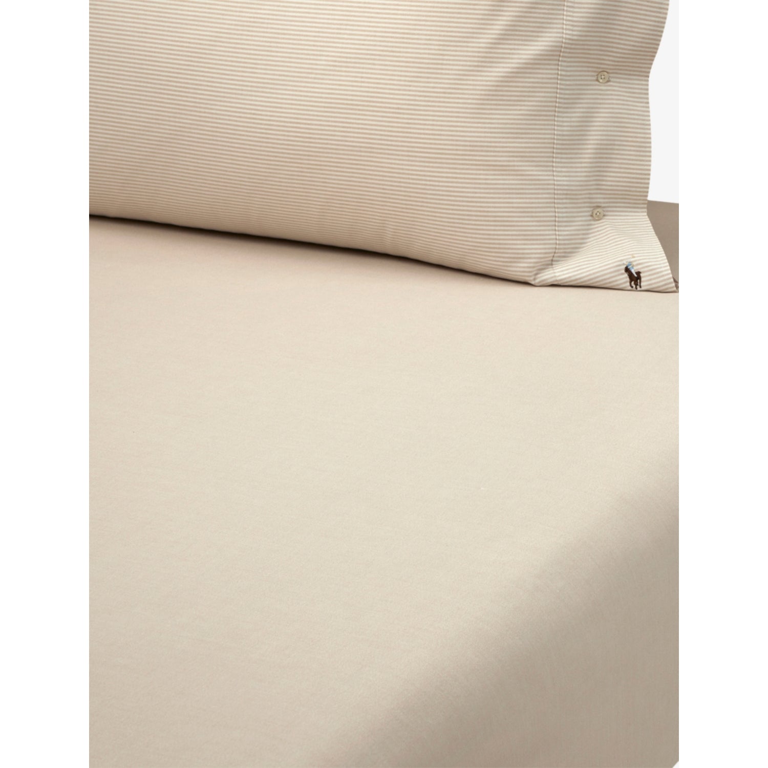 Ralph Lauren Home Oxford cotton fitted sheet, imported from the UK